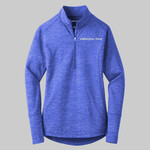 Ladies Sport-Wick ® Stretch Reflective Heather 1/2-Zip Pullover