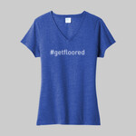 Ladies Fan Favorite ™ Blend V Neck Tee #GetFloored