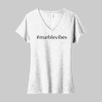Ladies Fan Favorite ™ Blend V Neck Tee #MarbleVibes