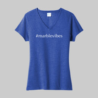 Ladies Fan Favorite ™ Blend V Neck Tee #MarbleVibes