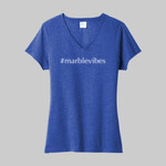 Ladies Fan Favorite ™ Blend V Neck Tee #MarbleVibes